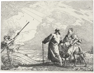 Idee pittoresche sulla fuga in Egitto